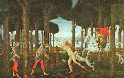 Panel II of The Story of Nastagio degli Onesti Botticelli